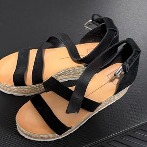 Dolce Vita Black Espadrille Sandals